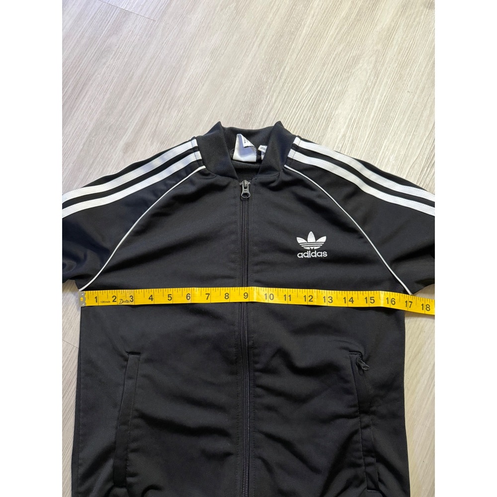 Adidas Originals Boys Primeblue SST Track Jacket Black White 11-12Y M GN8451 - Picture 5 of 11